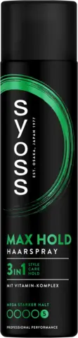 Max Hold Haarspray von SYOSS