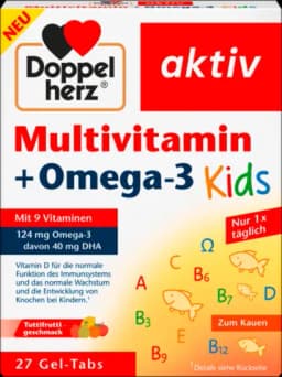 Multivitamin+Omega-3 Kids Gel Tabs von DOPPELHERZ