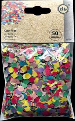 Konfetti Papier bunt von TIB