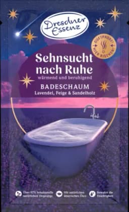 Badeschaum Sehnsucht nach Ruhe von DRESDNER ESSENZ