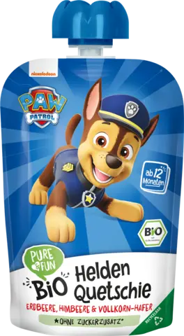 Bio PAW Patrol Helden Quetschie blau von PURE&FUN
