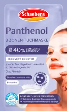 Panthenol 3-Zonen-Tuchmaske von SCHAEBENS