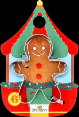 RBV Birkmann Ausstechform Gingerman Christmas Market Edelstahl 5,5cm von DIV.SAISONMARKEN