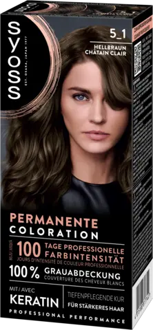 Permanente Coloration 5_1 Hellbraun von SYOSS