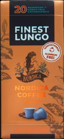 Finest Kapseln Lungo von NORDICA COFFEE