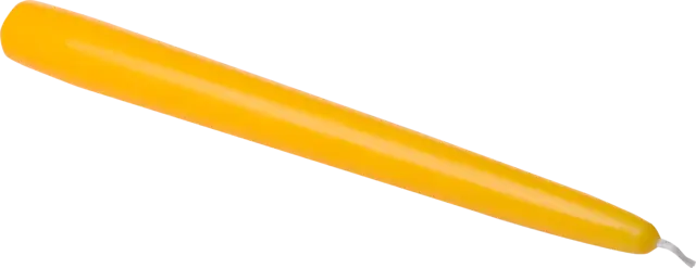 Spitzkerze gelb 240 x 24 mm von STEINHART