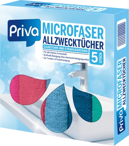 Microfaser Allzwecktücher von PRIVA