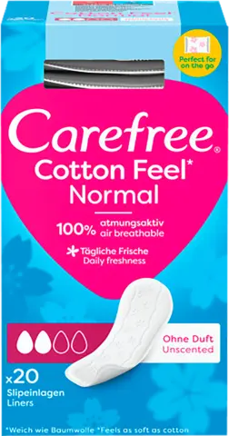 Slipeinlagen Cotton Feel Normal von CAREFREE