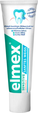 Sensitive sanftes Weiß Zahnpasta mit Aminfluorid von ELMEX