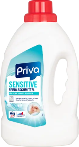 Sensitive Feinwaschmittel, 37 WL von PRIVA