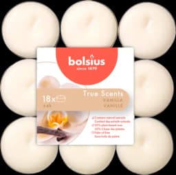 True Scents Duft-Teelichte Vanilla von BOLSIUS