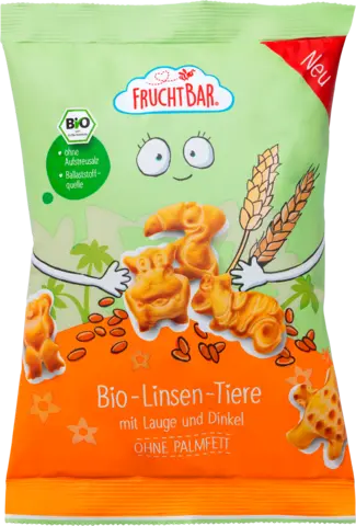 Bio Linsen Tiere mit Lauge und Dinkel von FRUCHTBAR