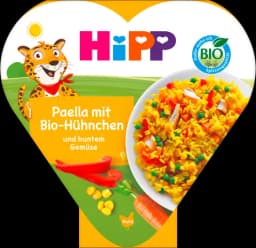 Bio Paella mit Hühnchen und buntem Gemüse von HIPP