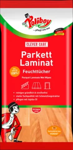 Parkett&Laminat Feuchttücher von POLIBOY