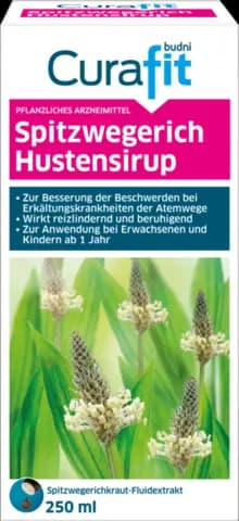 Spitzwegerich Hustensirup von CURAFIT