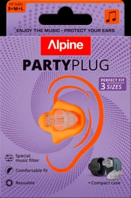 Party Plug transparent 7-teilig von ALPINE