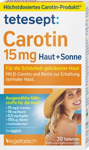 Carotin 15mg von TETESEPT