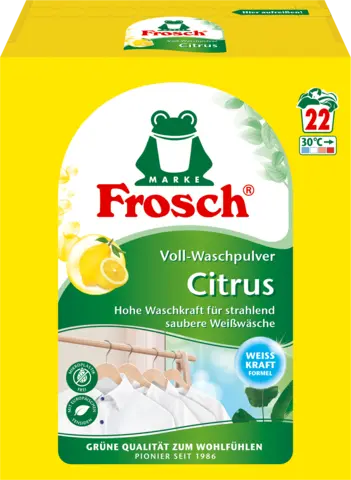 Voll-Waschpulver Citrus von FROSCH