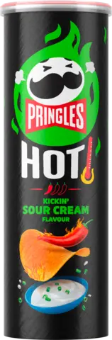 HOT Kickin' Sour Cream Flavour von PRINGELS