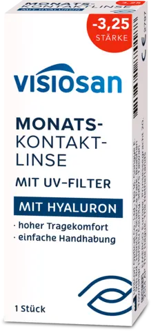 Monatslinse Hyaluron -3.25 von VISIOSAN