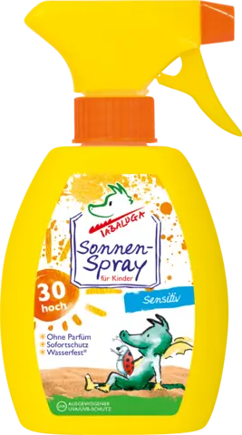 Sonnenspray für Kinder LSF 30 hoch von TABALUGA