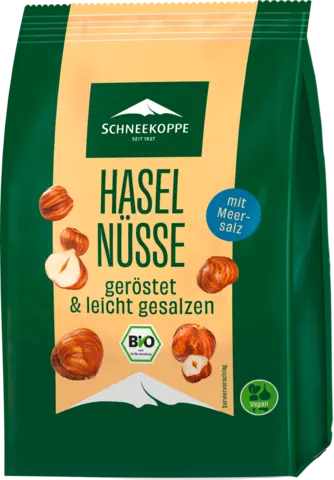 Bio Haselnüsse geröstet & leicht gesalzen von SCHNEEKOPPE