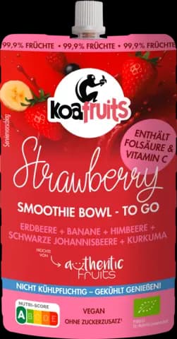 Bio Smoothie Bowl Strawberry von KOAWACH