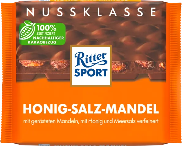 Nuss Klasse Honig-Salz-Mandel Tafel von RITTER SPORT