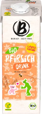 Bio Pfirsich-Drink Limited Edition von BERIEF
