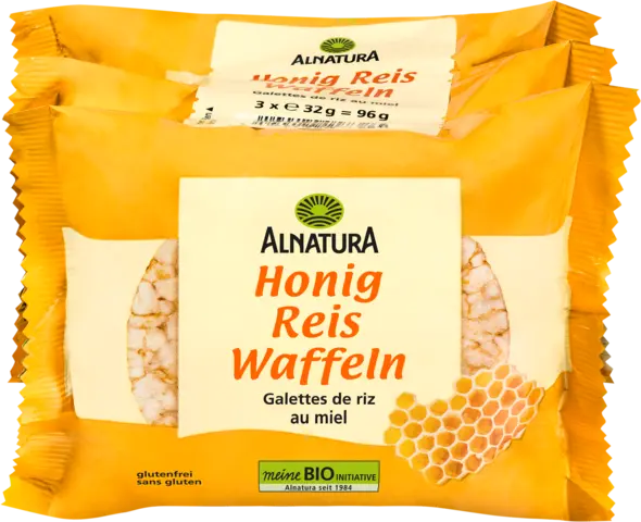 Bio Honig Reis Waffeln von ALNATURA