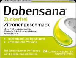 Zuckerfrei Zitronengeschmack Lutschtabletten von DOBENSANA