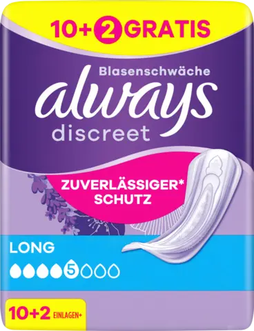 Discreet Inkontinenz Long von ALWAYS