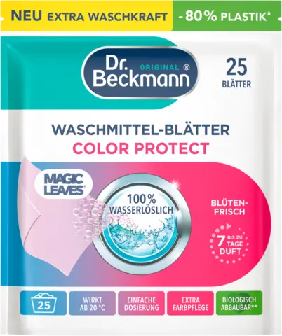 Magic Leaves Color Waschmittelblätter von DR.BECKMANN