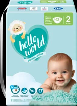 Windel Gr. 2 Mini 4-8 kg von HELLO WORLD