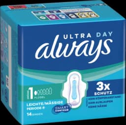 Damenbinden Ultra Normal mit Flügeln Gr.1 14ST von ALWAYS