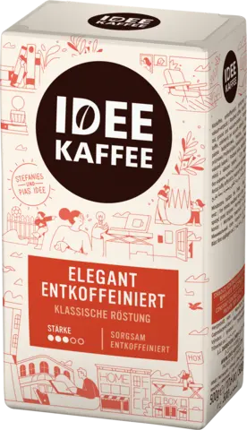 Elegant entkoffeiniert gemahlen von IDEE