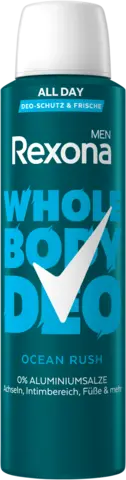 Whole Body Deodorant Spray Men Ocean Rush von REXONA