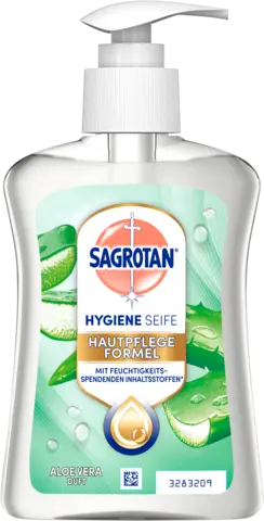 Sanft zur Haut flüssige Handseife Aloe Vera von SAGROTAN