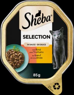 Selection in Sauce mit Rind und Truthahn von SHEBA