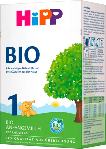 Bio Anfangsmilch 1 von Geburt an von HIPP
