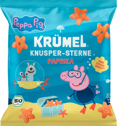 Bio Knusper-Sterne Paprika von KRÜMEL