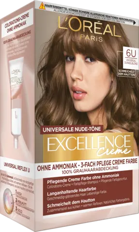 Excellence Haarfarbe Universal Nudes 6U universal dark blonde von EXCELLENCE