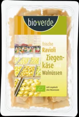 Bio Ravioli mit Ziegenkäse von BIOVERDE
