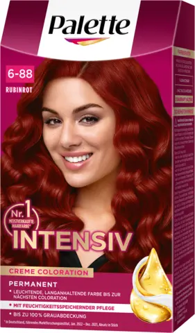 Intensiv Creme Coloration 6-88 Rubinrot von POLY PALETTE