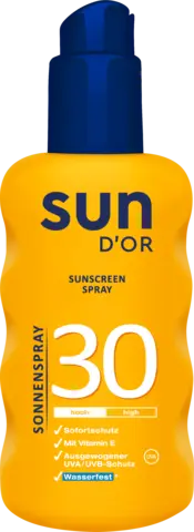 Sonnenspray LSF 30 hoch von SUN D'OR