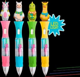 LED-Mehrfarbkuli mit Topper Magic Moments Winter Story von TRENDHAUS