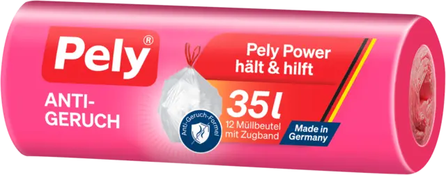 Müllbeutel Anti-Geruch 35l mit Zugband von PELY