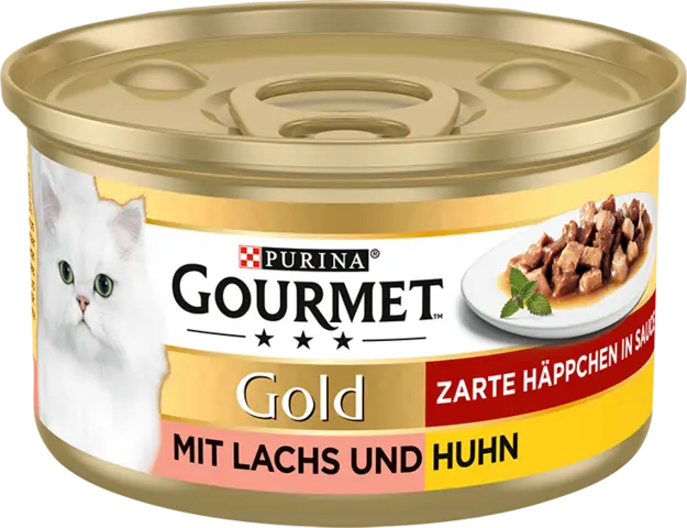 Gourmet Zarte Häppchen in Sauce Lachs & Huhn von GOURMET