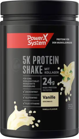5K Protein Shake Sahne-Vanille von POWER SYSTEM