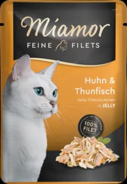 Feine Filets in Jelly Huhn & Thunfisch von MIAMOR